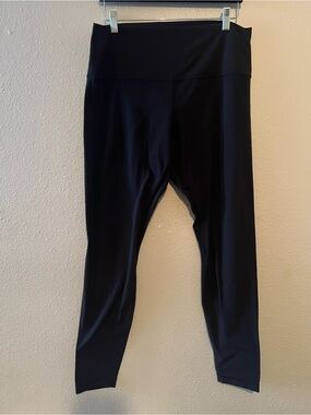 Lululemon Athletica Leggings Black Size size 14 High waisted